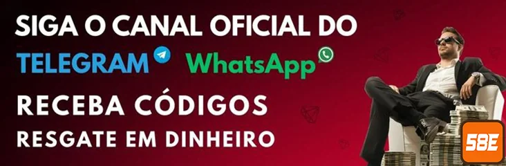 58e: Cadastre-se Experimente a emoção das mesas ao vivo